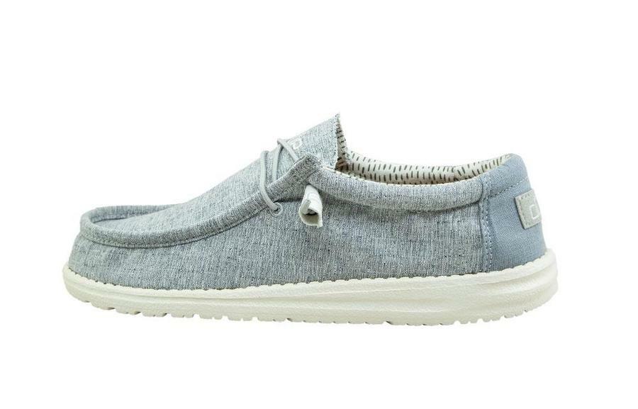 Hey Dude Men's Wally Chambray Blue 